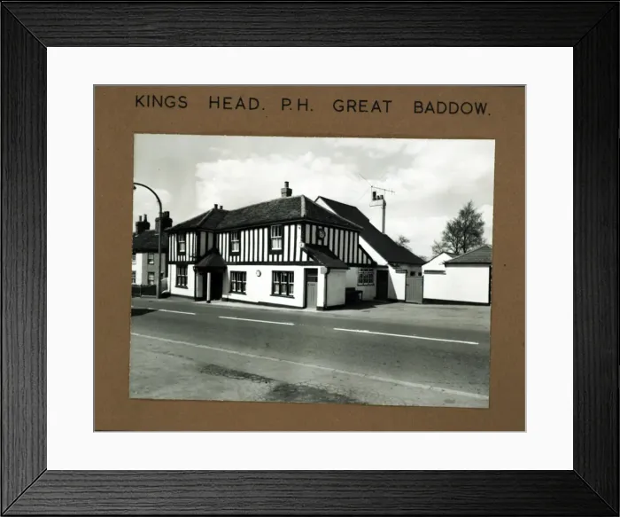 Framed Print : Photograph of Kings Head PH, Great Baddow, Essex Framed Print : Photograph of Kings Head PH, Great Baddow, Essex