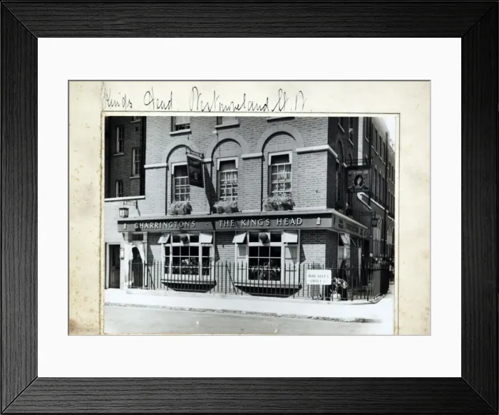 Framed Print : Photograph of Kings Head PH, Marylebone, London Framed Print : Photograph of Kings Head PH, Marylebone, London