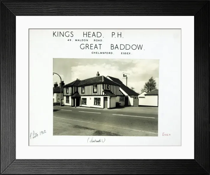 Framed Print : Photograph of Kings Head PH, Great Baddow, Essex Framed Print : Photograph of Kings Head PH, Great Baddow, Essex