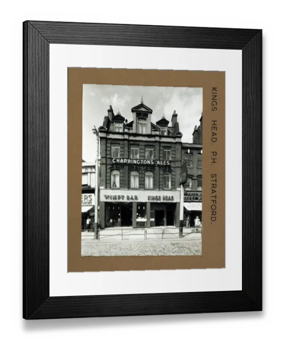 Framed Print : Photograph of Kings Head PH, Stratford, London Framed Print : Photograph of Kings Head PH, Stratford, London