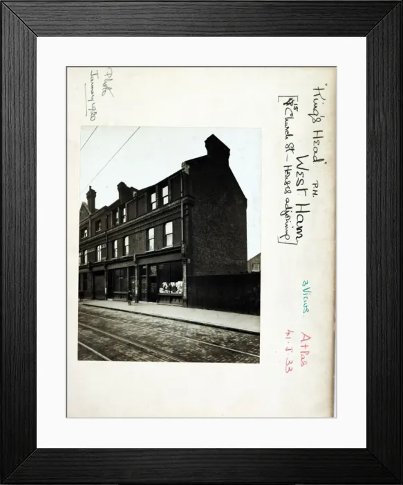 Framed Print : Photograph of Kings Head PH, West Ham, London Framed Print : Photograph of Kings Head PH, West Ham, London
