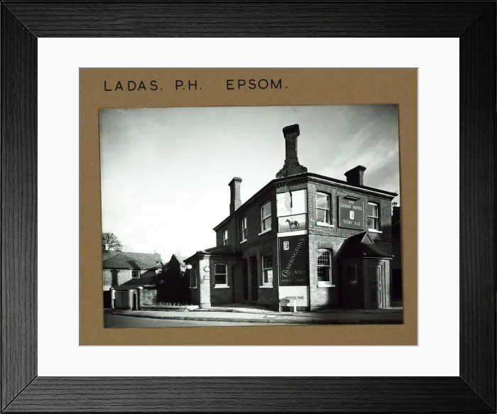 Framed Print : Photograph of Ladas PH, Epsom, Surrey Framed Print : Photograph of Ladas PH, Epsom, Surrey