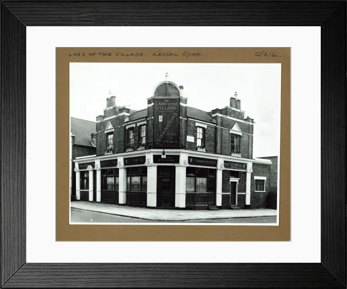 Framed Print : Lads of the Village PH, North Kensington, London Framed Print : Lads of the Village PH, North Kensington, London