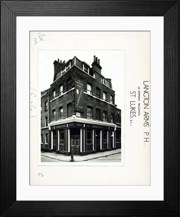 Framed Print : Photograph of Langton Arms, St Lukes, London Framed Print : Photograph of Langton Arms, St Lukes, London