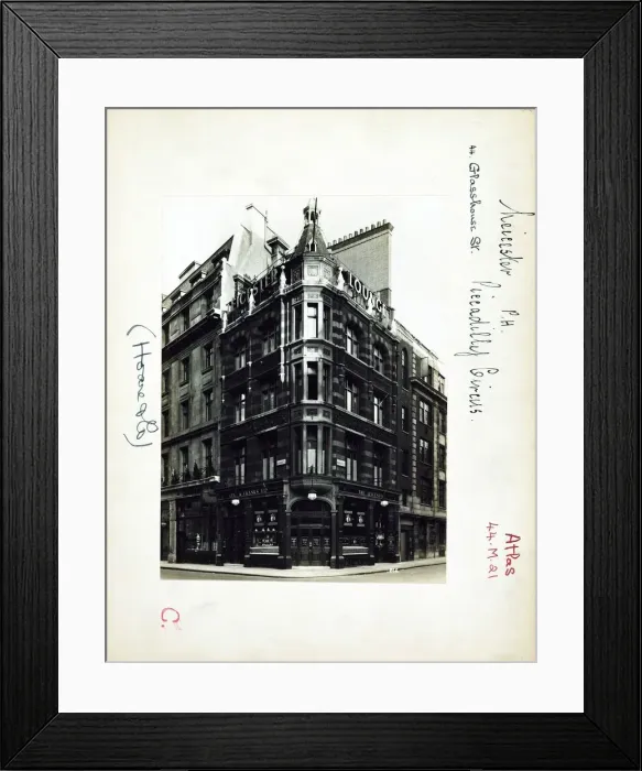 Framed Print : Photograph of Leicester PH, Picadilly Circus, London