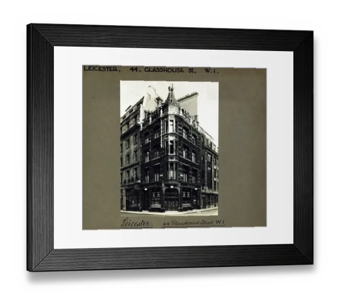 Framed Print : Photograph of Leicester PH, Picadilly Circus, London Framed Print : Photograph of Leicester PH, Picadilly Circus, London