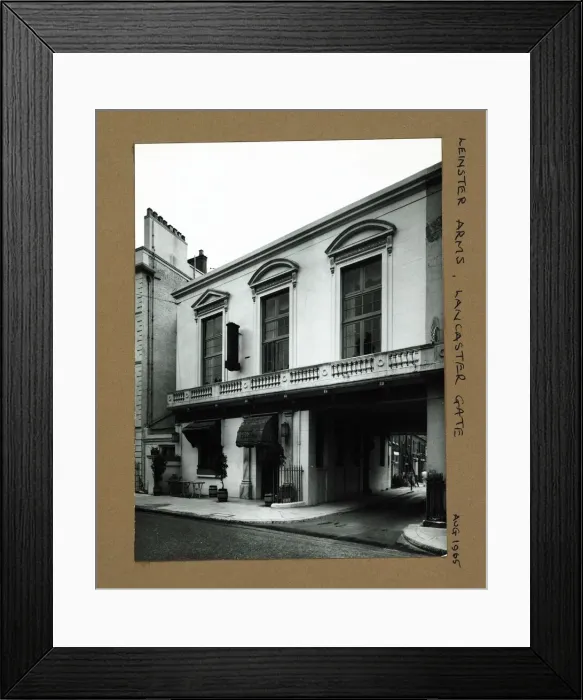 Framed Print : Photograph of Leinster Arms, Lancaster Gate, London Framed Print : Photograph of Leinster Arms, Lancaster Gate, London