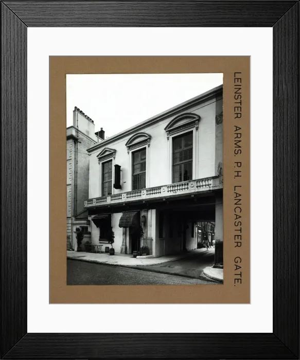 Framed Print : Photograph of Leinster Arms, Lancaster Gate, London Framed Print : Photograph of Leinster Arms, Lancaster Gate, London