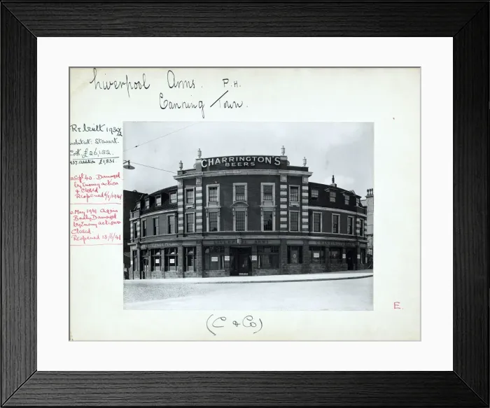 Framed Print : Photograph of Liverpool Arms, Canning Town (New), London Framed Print : Photograph of Liverpool Arms, Canning Town (New), London