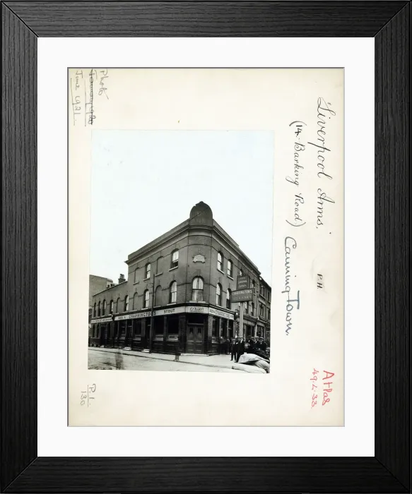 Framed Print : Photograph of Liverpool Arms, Canning Town (Old), London Framed Print : Photograph of Liverpool Arms, Canning Town (Old), London