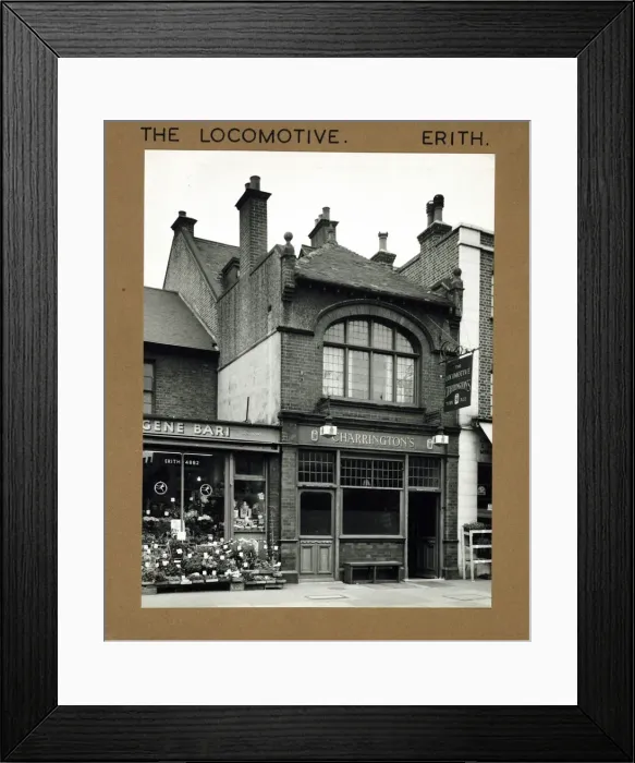 Framed Print : Photograph of Locomotive PH, Erith, Greater London Framed Print : Photograph of Locomotive PH, Erith, Greater London