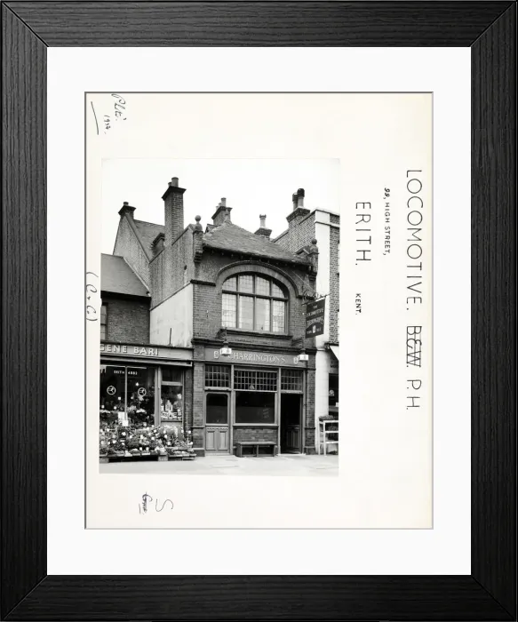 Framed Print : Photograph of Locomotive PH, Erith, Greater London Framed Print : Photograph of Locomotive PH, Erith, Greater London