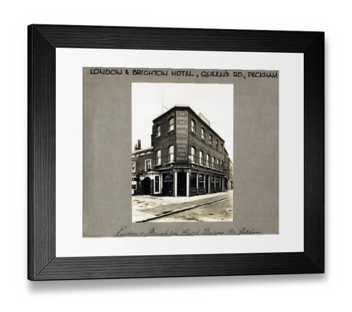 Framed Print : Photograph of London & Brighton PH, Peckham, London Framed Print : Photograph of London & Brighton PH, Peckham, London