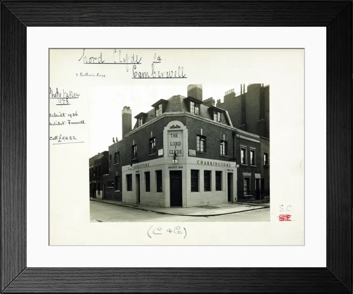 Framed Print : Photograph of Lord Clyde PH, Camberwell, London Framed Print : Photograph of Lord Clyde PH, Camberwell, London