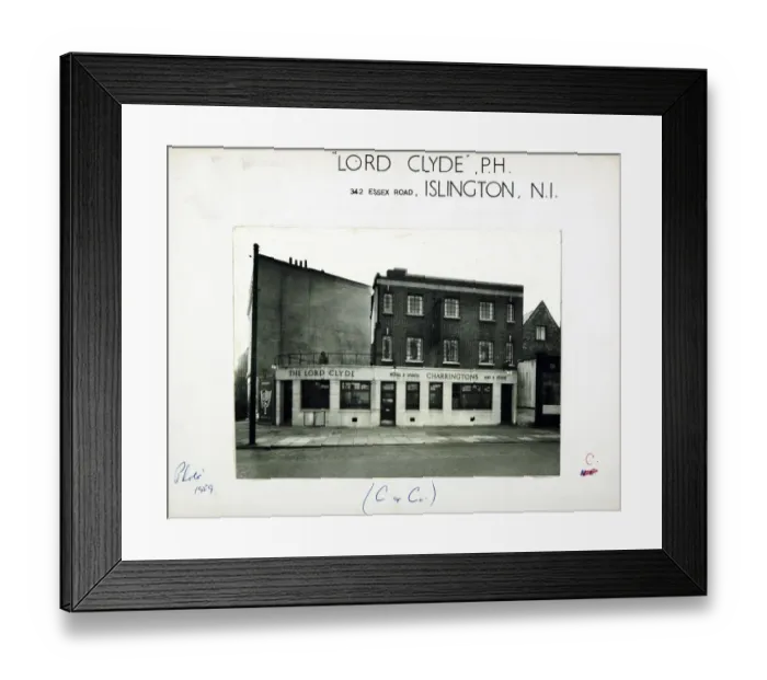 Framed Print : Photograph of Lord Clyde PH, Islington, London Framed Print : Photograph of Lord Clyde PH, Islington, London
