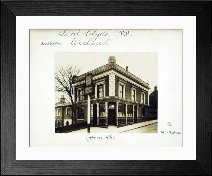Framed Print : Photograph of Lord Clyde PH, Woolwich, London Framed Print : Photograph of Lord Clyde PH, Woolwich, London