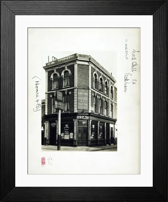 Framed Print : Photograph of Lord Hill PH, Peckham, London Framed Print : Photograph of Lord Hill PH, Peckham, London