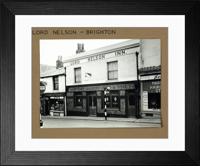 Framed Print : Photograph of Lord Nelson PH, Brighton, Sussex Framed Print : Photograph of Lord Nelson PH, Brighton, Sussex