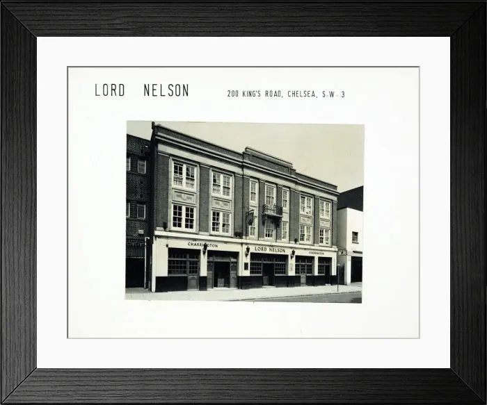 Framed Print : Photograph of Lord Nelson PH, Chelsea, London Framed Print : Photograph of Lord Nelson PH, Chelsea, London