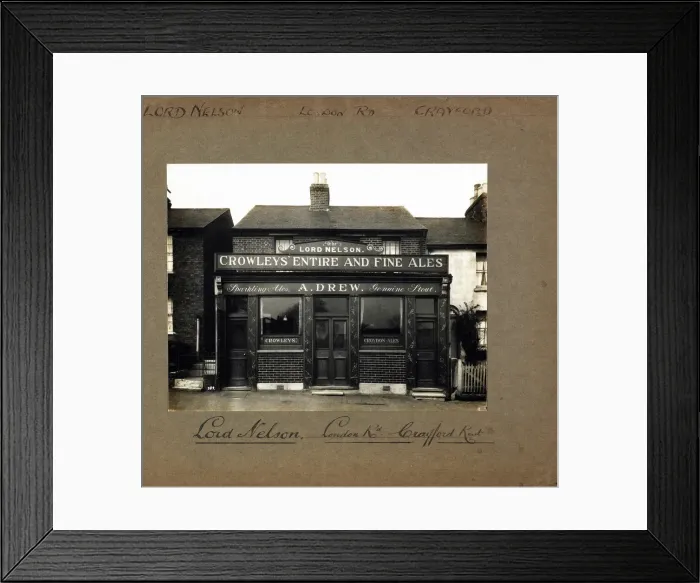 Framed Print : Photograph of Lord Nelson PH, Crayford, Greater London Framed Print : Photograph of Lord Nelson PH, Crayford, Greater London