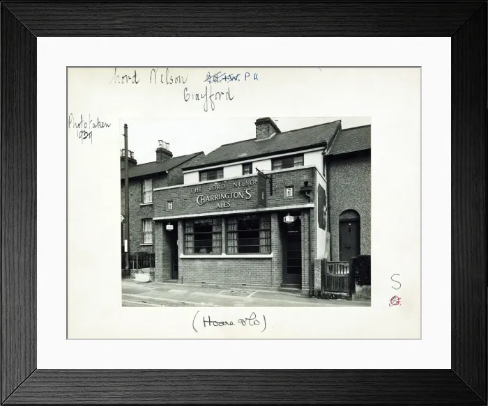 Framed Print : Photograph of Lord Nelson PH, Crayford, Greater London Framed Print : Photograph of Lord Nelson PH, Crayford, Greater London