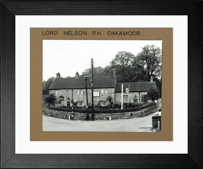 Framed Print : Photograph of Lord Nelson PH, Oakamoor, Staffordshire Framed Print : Photograph of Lord Nelson PH, Oakamoor, Staffordshire