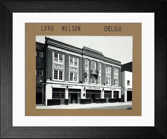 Framed Print : Photograph of Lord Nelson PH, Chelsea, London Framed Print : Photograph of Lord Nelson PH, Chelsea, London