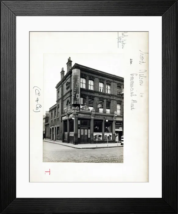 Framed Print : Photograph of Lord Nelson PH, Whitechapel, London Framed Print : Photograph of Lord Nelson PH, Whitechapel, London