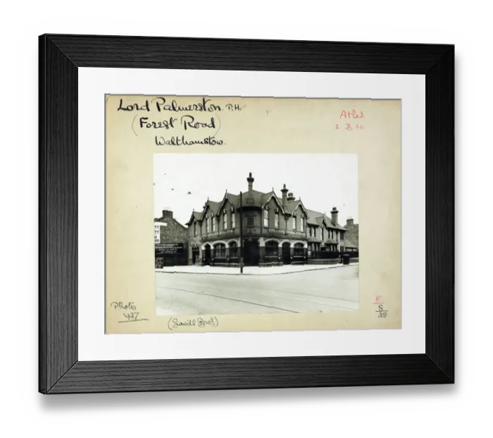 Framed Print : Photograph of Lord Palmerston PH, Walthamstow, London Framed Print : Photograph of Lord Palmerston PH, Walthamstow, London