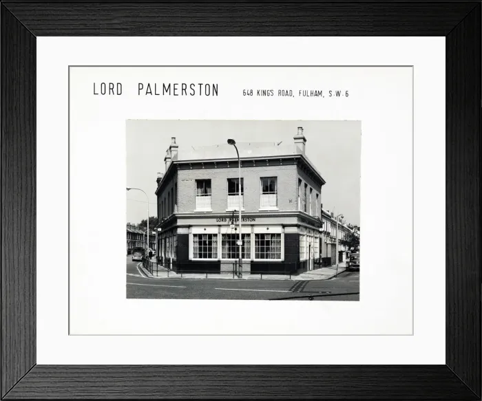 Framed Print : Photograph of Lord Palmerston PH, Fulham, London Framed Print : Photograph of Lord Palmerston PH, Fulham, London