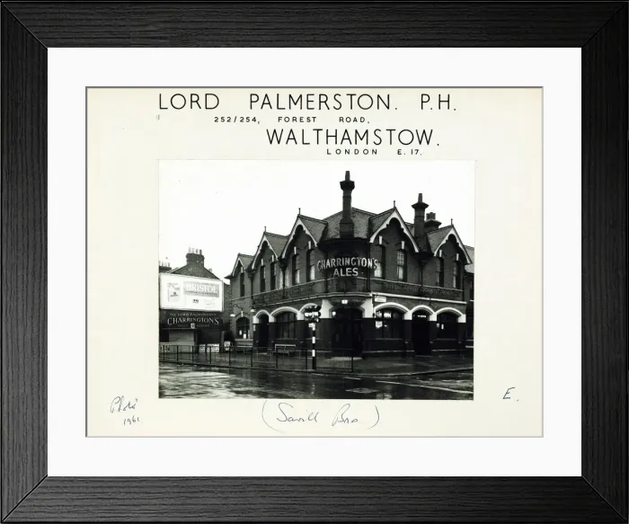 Framed Print : Photograph of Lord Palmerston PH, Walthamstow, London Framed Print : Photograph of Lord Palmerston PH, Walthamstow, London