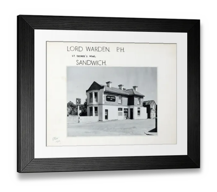 Framed Print : Photograph of Lord Warden Inn, Sandwich, Kent Framed Print : Photograph of Lord Warden Inn, Sandwich, Kent