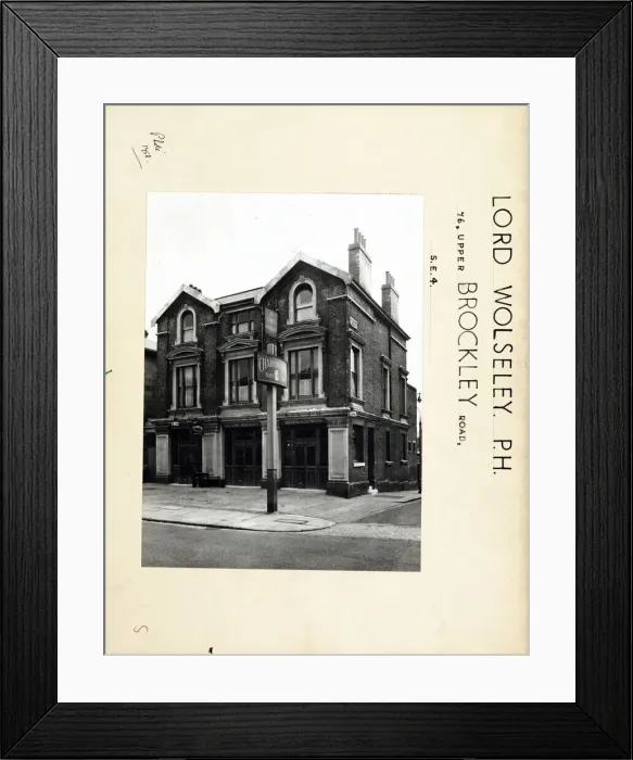 Framed Print : Photograph of Lord Wolseley PH, Brockley, London Framed Print : Photograph of Lord Wolseley PH, Brockley, London