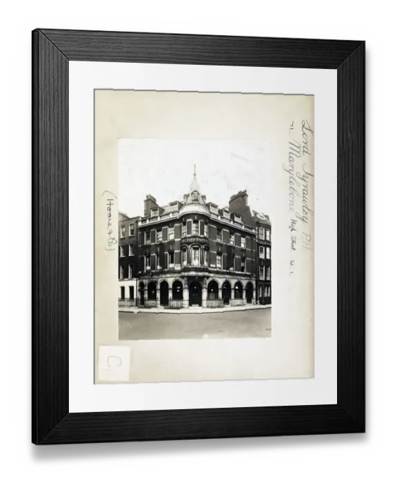 Framed Print : Photograph of Lord Tyrawley PH, Marylebone, London Framed Print : Photograph of Lord Tyrawley PH, Marylebone, London