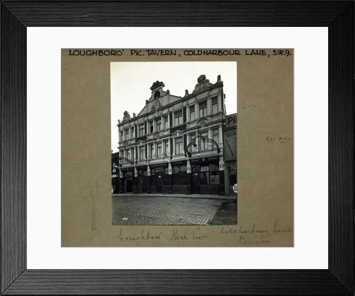 Framed Print : Photograph of Loughborough Park Tavern, Stockwell, London Framed Print : Photograph of Loughborough Park Tavern, Stockwell, London