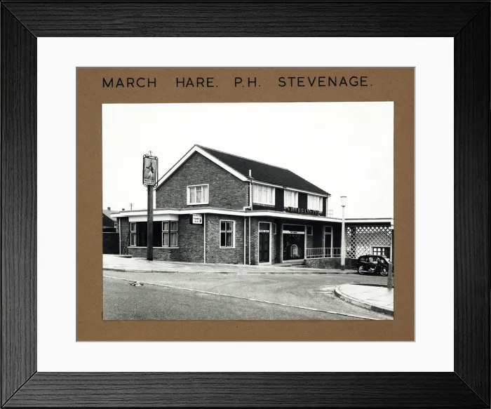 Framed Print : Photograph of March Hare PH, Stevenage, Hertfordshire Framed Print : Photograph of March Hare PH, Stevenage, Hertfordshire