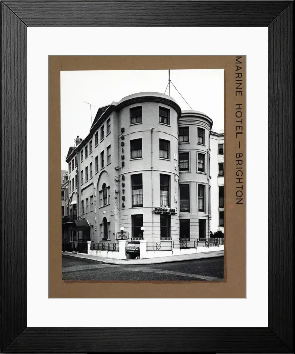 Framed Print : Photograph of Marine Hotel, Brighton, Sussex Framed Print : Photograph of Marine Hotel, Brighton, Sussex