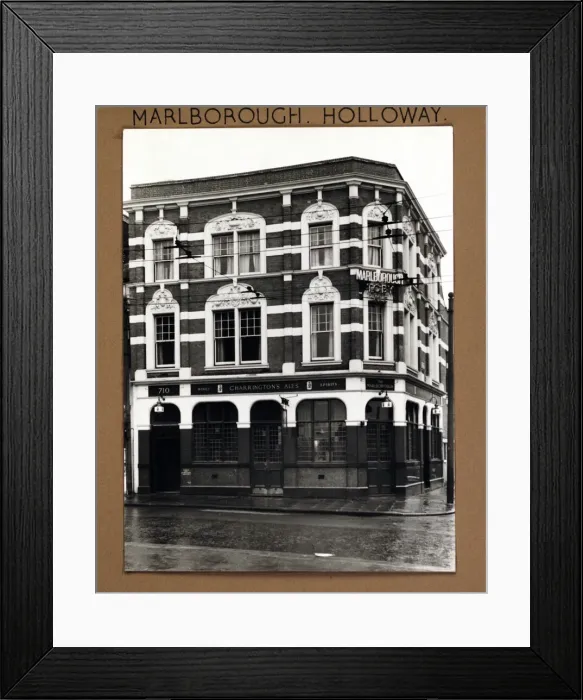 Framed Print : Photograph of Marlborough PH, Upper Holloway, London Framed Print : Photograph of Marlborough PH, Upper Holloway, London