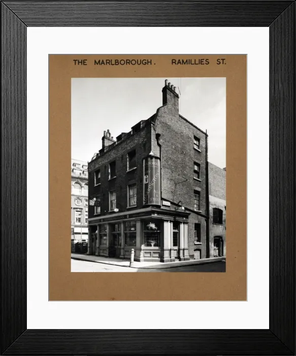 Framed Print : Photograph of Marlborough PH, Soho, London Framed Print : Photograph of Marlborough PH, Soho, London