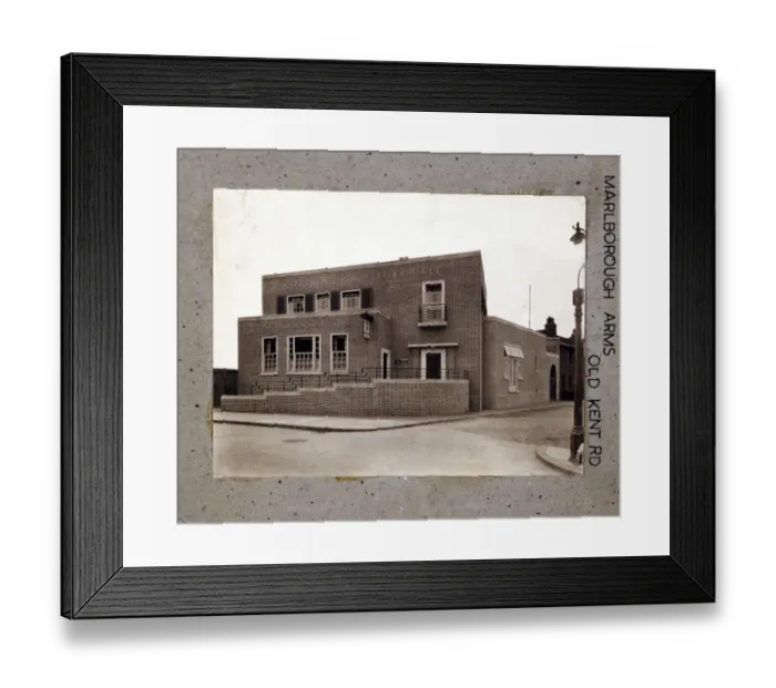 Framed Print : Photograph of Marlborough Arms, Old Kent Road, London Framed Print : Photograph of Marlborough Arms, Old Kent Road, London