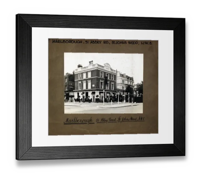Framed Print : Photograph of Marlborough Tavern, St Johns Wood, London Framed Print : Photograph of Marlborough Tavern, St Johns Wood, London