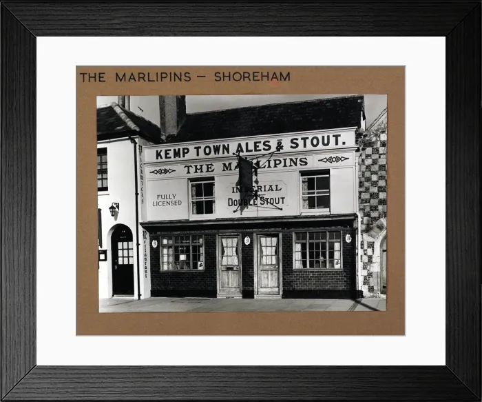 Framed Print : Photograph of Marlipins PH, Shoreham, Sussex Framed Print : Photograph of Marlipins PH, Shoreham, Sussex