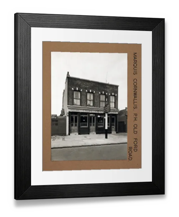 Framed Print : Photograph of Marquis Cornwallis PH, Old Ford, London