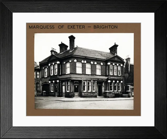 Framed Print : Photograph of Marquess Of Exeter PH, Brighton, Sussex Framed Print : Photograph of Marquess Of Exeter PH, Brighton, Sussex