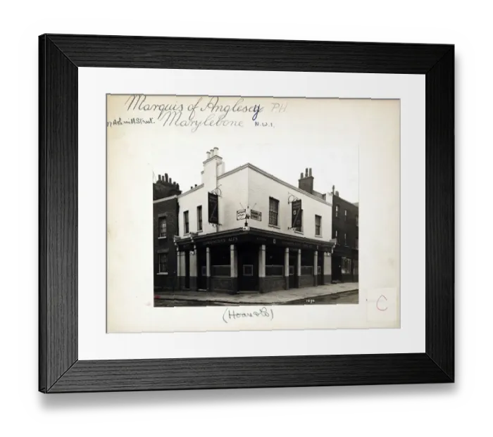 Framed Print : Photograph of Marquis of Anglesey PH, Marylebone, London Framed Print : Photograph of Marquis of Anglesey PH, Marylebone, London