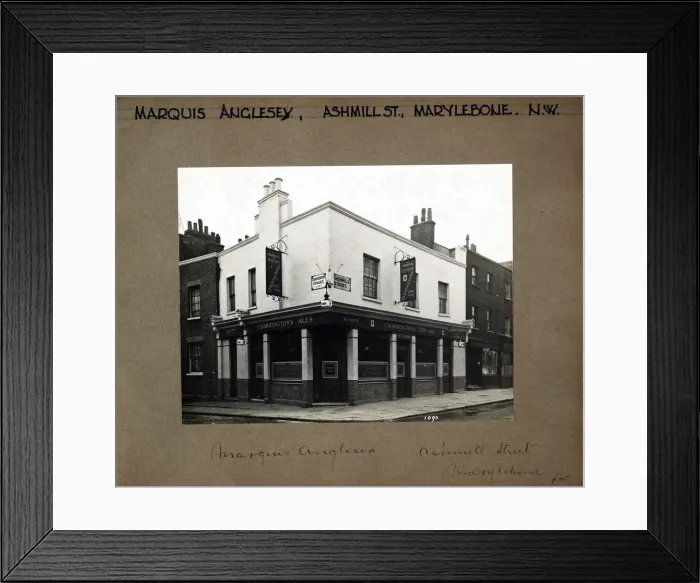 Framed Print : Photograph of Marquis of Anglesey PH, Marylebone, London Framed Print : Photograph of Marquis of Anglesey PH, Marylebone, London