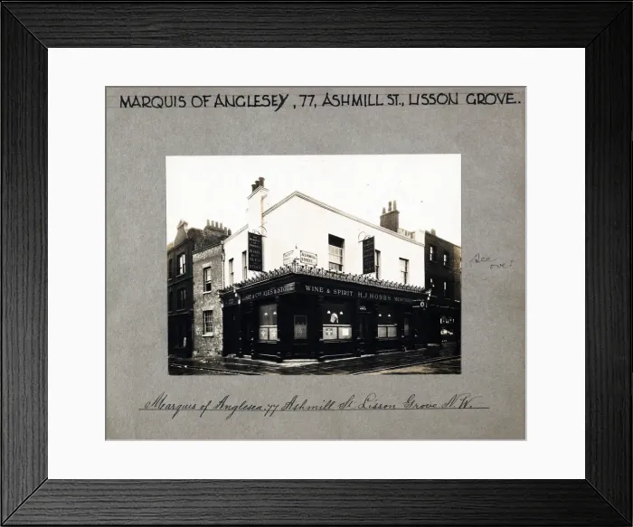 Framed Print : Photograph of Marquis of Anglesey PH, Marylebone, London Framed Print : Photograph of Marquis of Anglesey PH, Marylebone, London