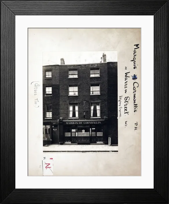 Framed Print : Photograph of Marquis Of Cornwallis PH, Euston, London Framed Print : Photograph of Marquis Of Cornwallis PH, Euston, London