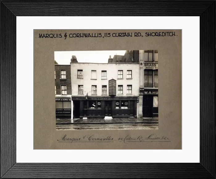 Framed Print : Photograph of Marquis Cornwallis PH, Shoreditch, London Framed Print : Photograph of Marquis Cornwallis PH, Shoreditch, London