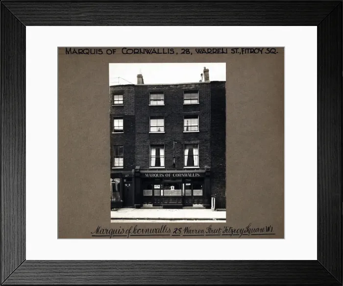 Framed Print : Photograph of Marquis Of Cornwallis PH, Euston, London Framed Print : Photograph of Marquis Of Cornwallis PH, Euston, London